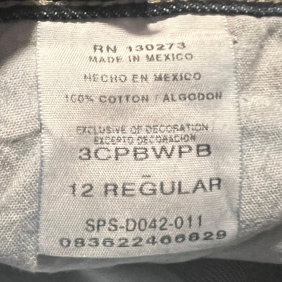 NWT Boys Wrangler Blue Jean Straight Utility Shorts w/ adjustable waist Sz 12 - Picture 6 of 11